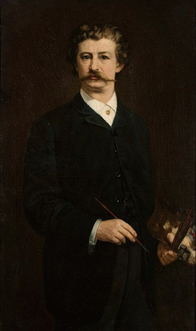 Self-portrait  Poster Print by Aleksander Sochaczewski