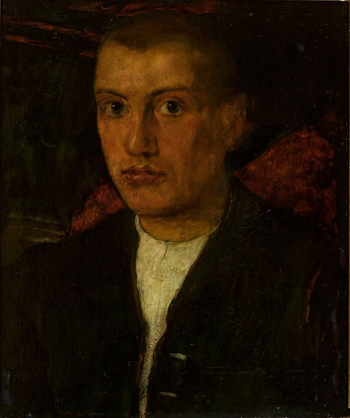 Self-portrait Poster Print by Fritz Boehle