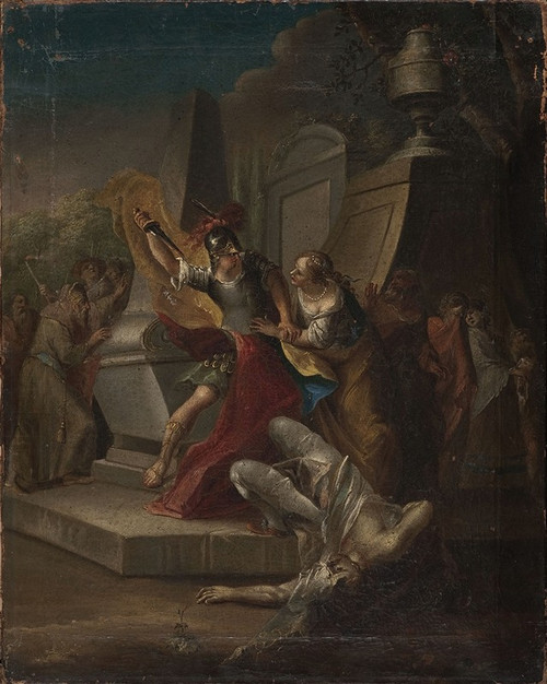 Scene of the crime Poster Print by Franciszek Smuglewicz