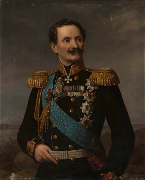 Portrait of Friedrich Berg  Poster Print by Aleksander Lesser