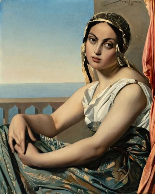 Young Female  Poster Print by Henri Lehmann