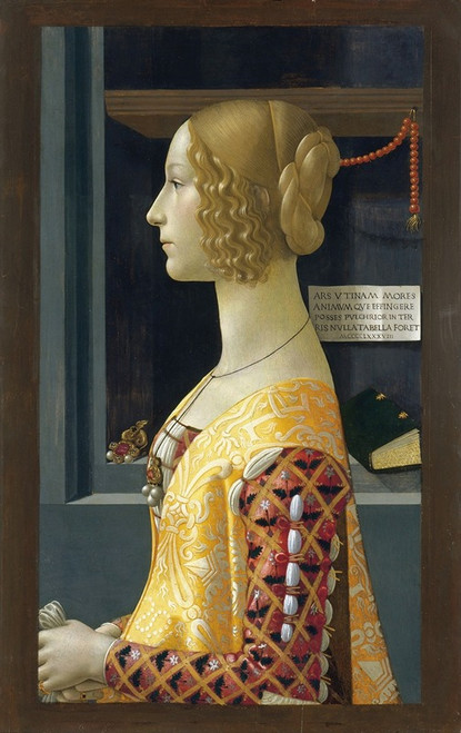Portrait of Giovanna Tornabuoni  Poster Print by Domenico Ghirlandaio