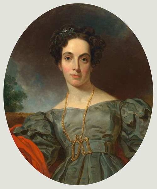 Emma Embury  Poster Print by Henry Inman