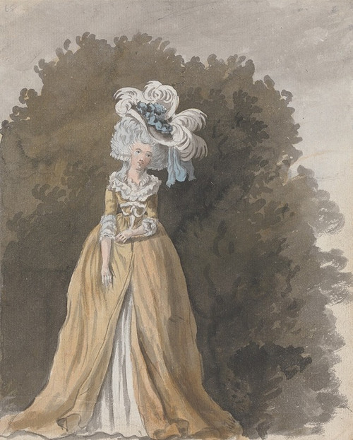 Figure Study of a Lady Poster Print by James Miller