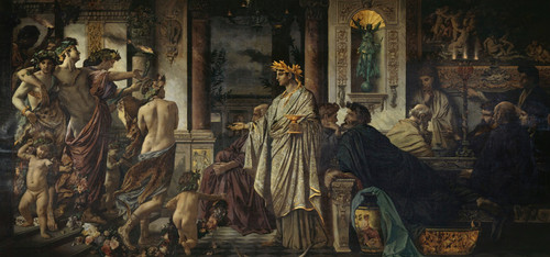 The Symposium   Poster Print by Anselm Feuerbach