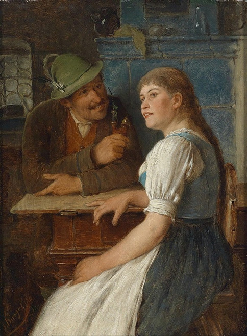 Schlechter Witz  Poster Print by Josef Kinzel