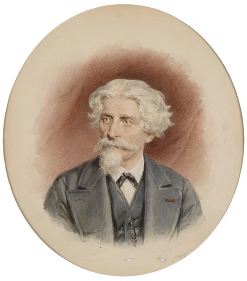Bildnis Josef Gunkel Poster Print by Josef Kriehuber