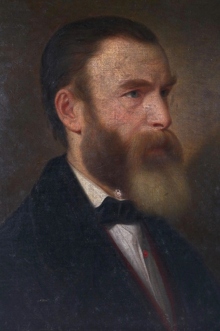 Bildnis eines Herrn mit Vollbart Poster Print by Joseph Weidner