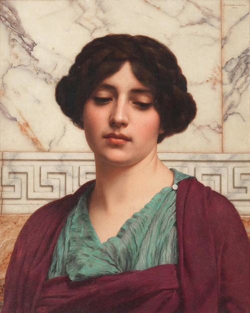 Stesicrate  Poster Print by John William Godward
