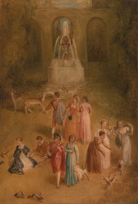 The Meadow  Poster Print by Thomas Stothard