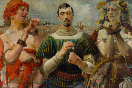Polish Hamlet Œì√á√¥ Portrait of Aleksander Wielopolski  Poster Print by Jacek Malczewski