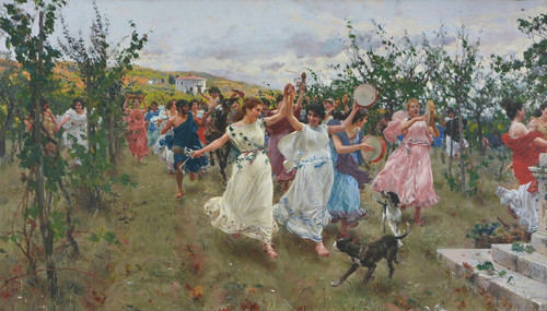 Bacchanal  Poster Print by Raffaello Sorbi