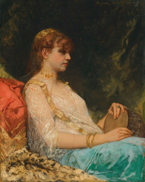 LŒì√á√ñOrientale au Tambour  Poster Print by Jean-Joseph-Benjamin Constant