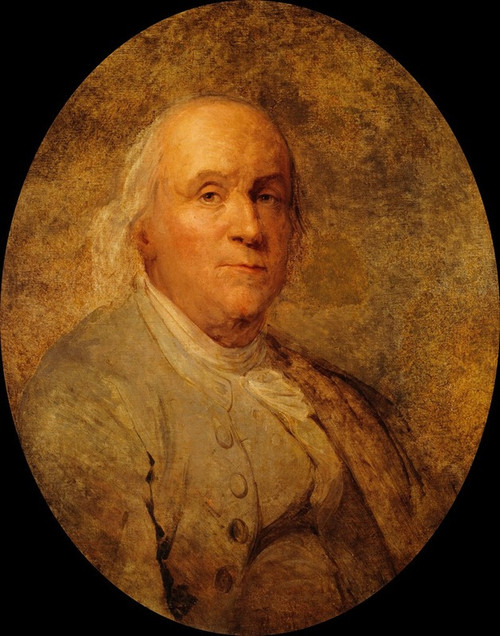 Benjamin Franklin   Poster Print by Joseph Siffred Duplessis