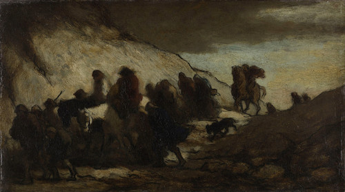 Les ‚îú‚åêmigrants  Poster Print by Honor‚îú‚åê Daumier