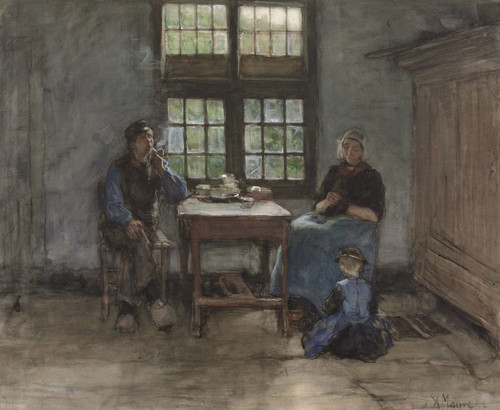 Larens binnenhuis  Poster Print by Anton Mauve