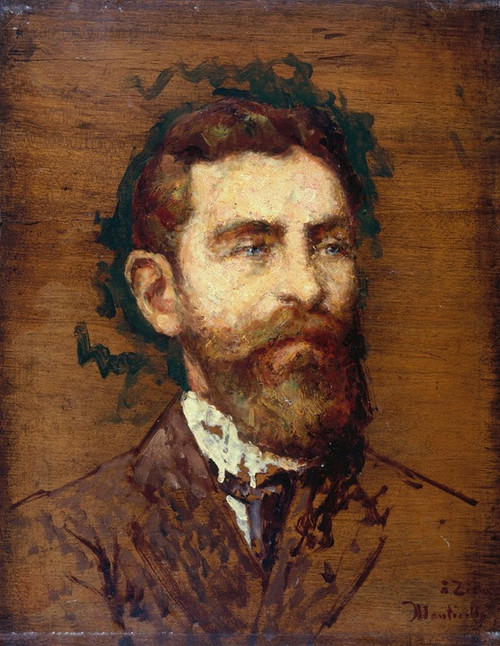 Portrait de Fran‚îú¬∫ois Ziem  Poster Print by Adolphe Monticelli