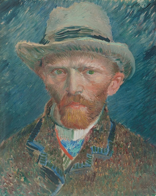 Self-portrait  Poster Print by Vincent van Gogh