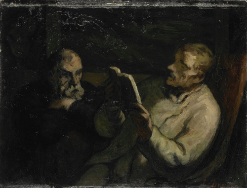 The Reading  Poster Print by Honor‚îú‚åê Daumier