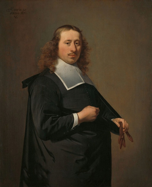 Willem Jacobsz Baert , Burgomaster of Alkmaar and Amsterdam  Poster Print by Caesar Van Everdingen