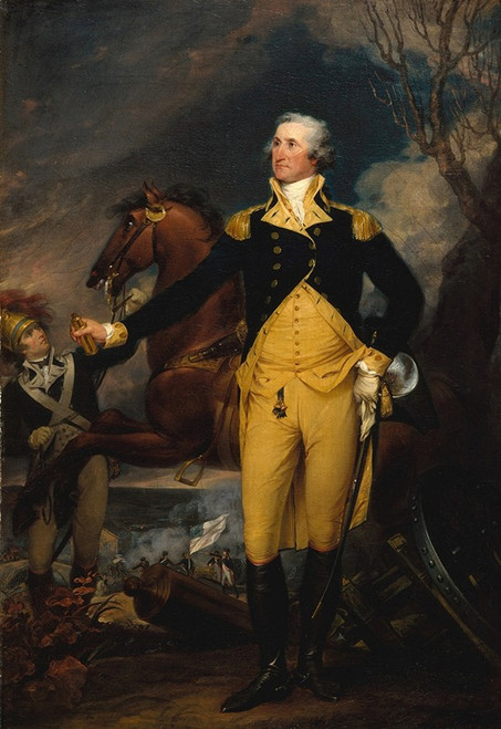 George Washington before the Battle of Trenton  Poster Print by John Trumbull