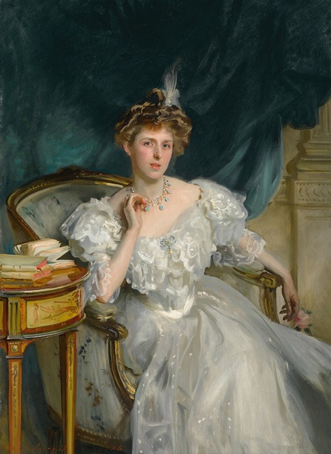 Mrs. William George Raphael  Poster Print by John Singer Sargent
