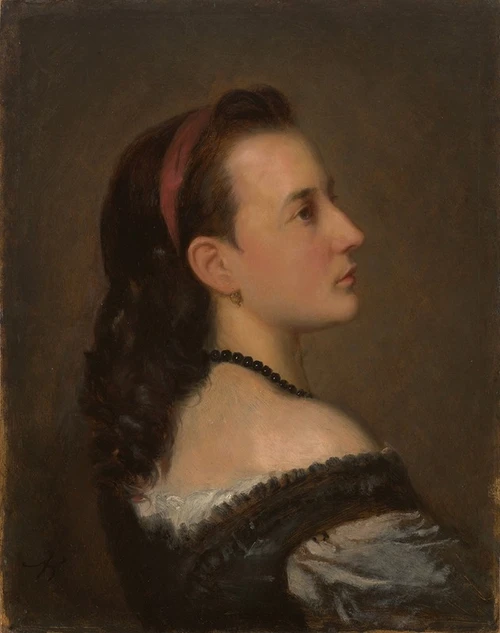 Portrait of a Young Lady  Poster Print by Aleksander Kotsis
