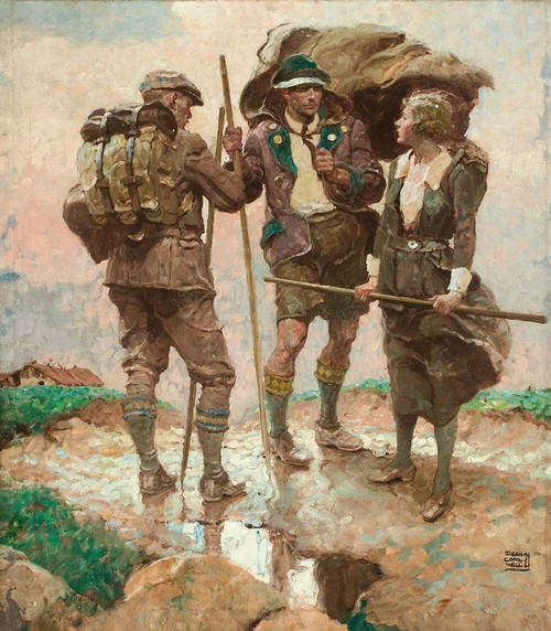 The Bridge  Poster Print by Dean Cornwell