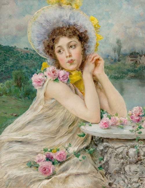 Lost in thought Poster Print by Federico Andreotti