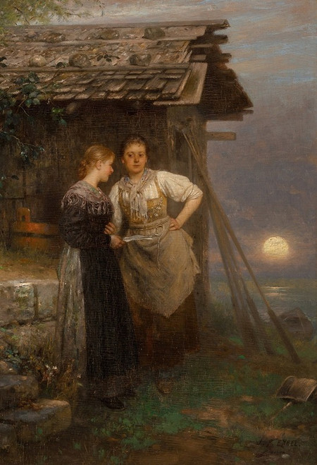 The love letter Poster Print by Johann Friedrich Engel