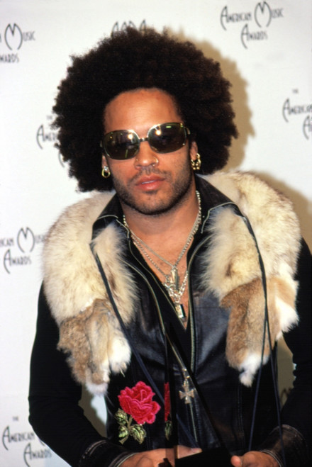 Lenny Kravitz At The American Music Awards, La, Ca 1/9/02, By Robert Hepler Photo Print