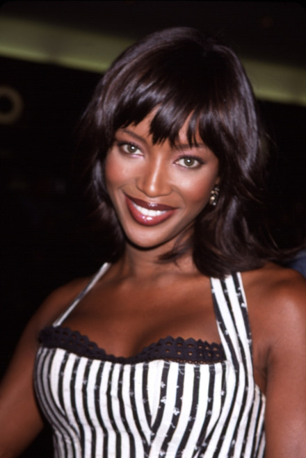 Naomi Campbell In Dress By Azzedine Alaia Presents Her Signature Fragrance Photo Print