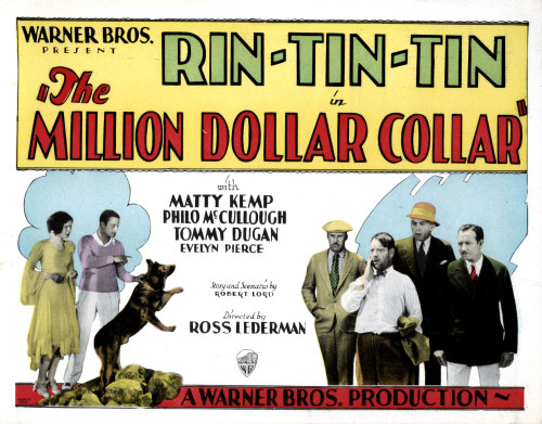 The Million Dollar Collar From Left Evelyn Pierce Matty Kemp Rin Tin Tin Tom Dugan 1929 Movie Poster Masterprint