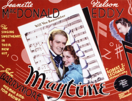 Maytime Nelson Eddy Jeanette Macdonald John Barrymore 1937 Movie Poster Masterprint