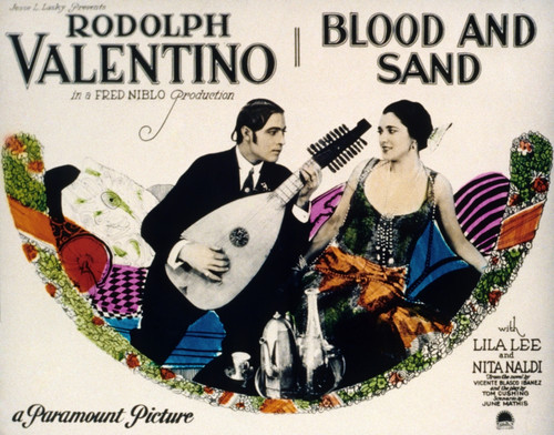 Blood And Sand Rudolph Valentino Nita Naldi 1922 Movie Poster Masterprint - Item # VAREVCMSDBLANEC027H