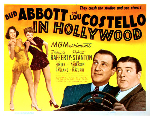 Bud Abbott And Lou Costello In Hollywood Still