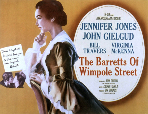 The Barrets Of Wimpole Street Jennifer Jones 1957 Movie Poster Masterprint