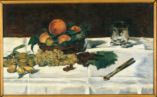 Still Life Fruit On A Table Poster Print