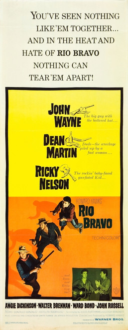 Rio Bravo John Wayne Dean Martin Ricky Nelson 1959 Movie Poster Masterprint - Item # VAREVCMMDRIBREC007H