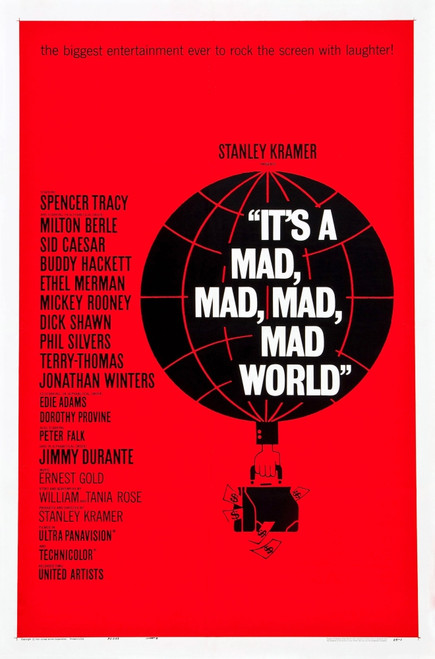 It'S A Mad Mad Mad Mad World Poster Art 1963. Movie Poster Masterprint