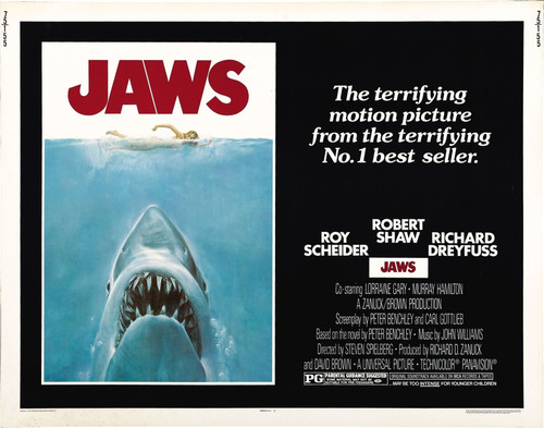 Jaws Movie Poster Masterprint