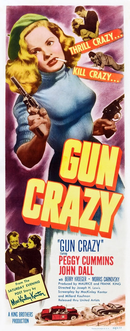 Gun Crazy Center: Peggy Cummins 1950 Movie Poster Masterprint