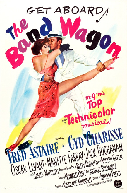 The Band Wagon Us Poster Cyd Charisse Fred Astaire 1953 Movie Poster Masterprint - Item # VAREVCMMDBAWAEC010H