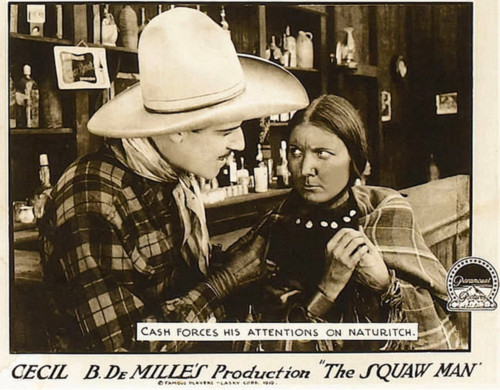 The Squaw Man L-R: Jack Holt Ann Little On Lobbycard 1918. Movie Poster Masterprint