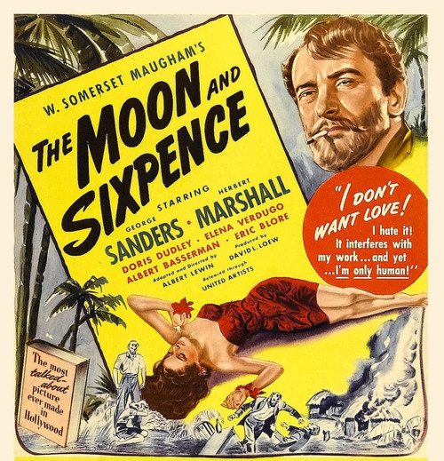 The Moon And Sixpence From Left: Elena Verdugo George Sanders On Window Card 1942. Movie Poster Masterprint