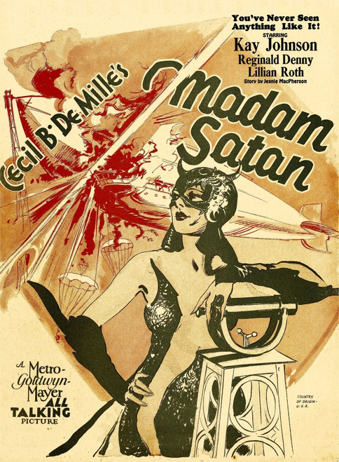 Madam Satan Kay Johnson Window Card 1930. Movie Poster Masterprint - Item # VAREVCMCDMASAEC029H