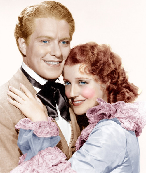 Maytime From Left: Nelson Eddy Jeanette Macdonald 1937 Photo Print