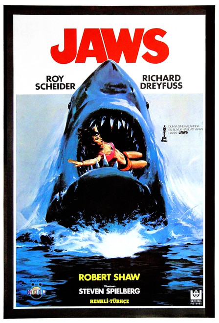 Jaws Movie Poster Masterprint