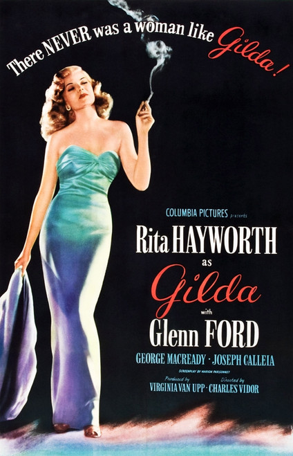 Gilda Rita Hayworth 1946 Movie Poster Masterprint