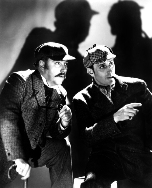 The Adventures Of Sherlock Holmes Nigel Bruce Basil Rathbone 1939 As Watson And Sherlock Holmes Photo Print - Item # VAREVCMBDADOFEC048H